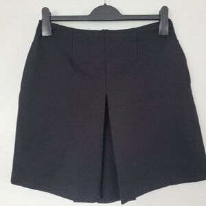 Black office-style Skort